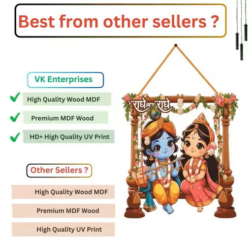 Radha Krishna Wall Hanging |